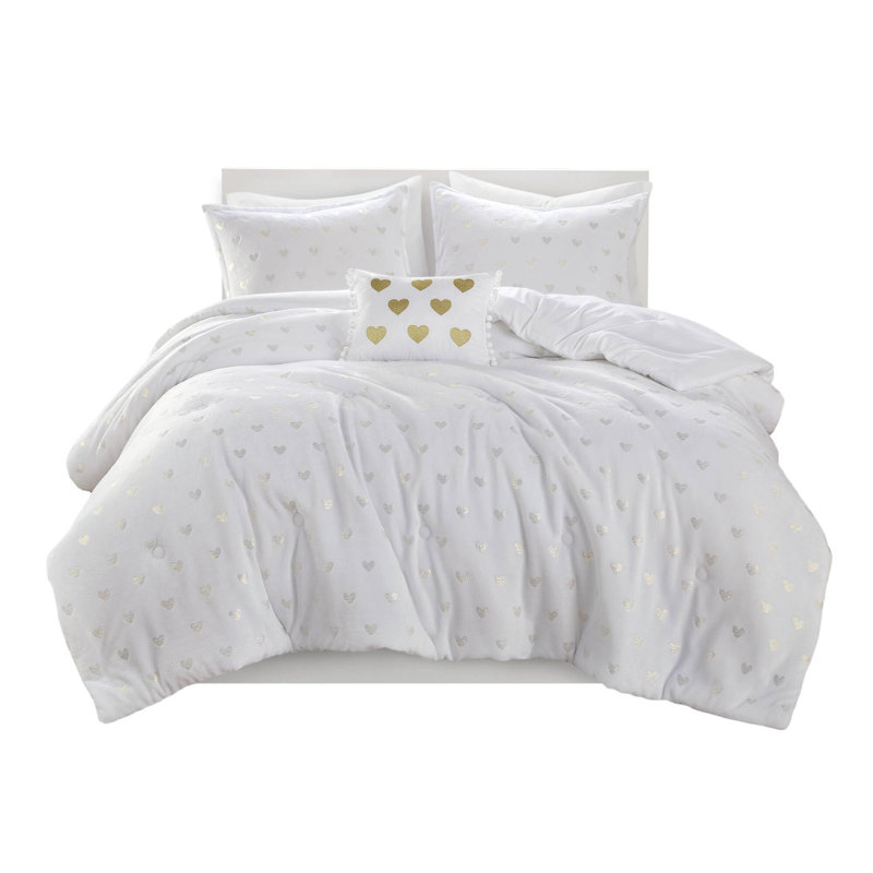 Soft Bedding Sets, White, Twin XL  Comforter +  3 Additional Pieces