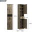Armoire de rangement pour salle de bain-523274297