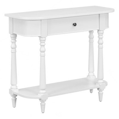 Retro Corner-curved Console Table