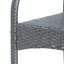 Paire (2) - Fabrication en métal, 44,58 po de hauteur, 2 tabourets de bar d'extérieur, métal, chaise longue 30 po