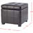 Graysie Faux Leather Ottoman-1370999390