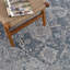 Tapis oriental rectangulaire bleu en polypropylène Folse-119805264