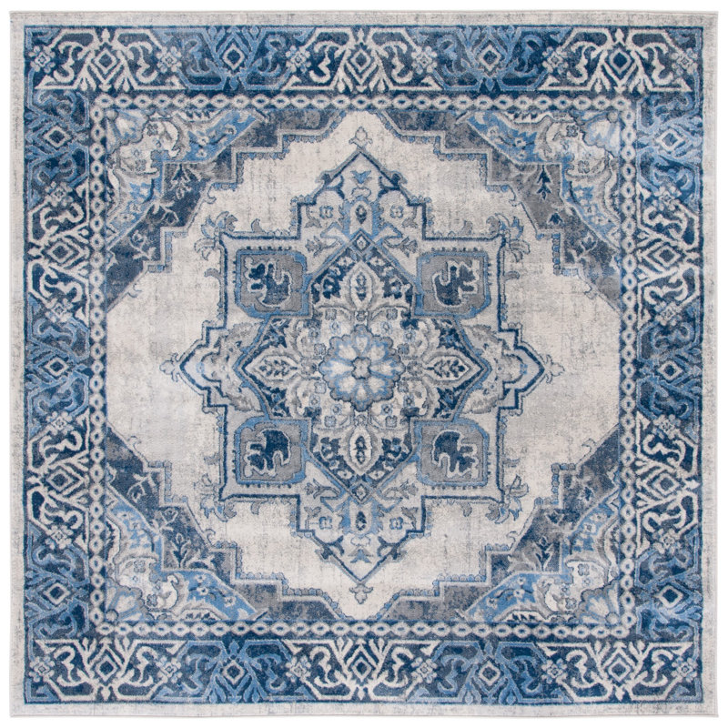 Brentwood Performance Oriental Rug, Square 6'7"