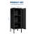 Lockable Metal Locker Cabinet, 39''h Metal Storage Cabinet with Lock, Adjustable Shelf & Ventilation, Steel Locker for Gym, School, Office, Home-1362822166