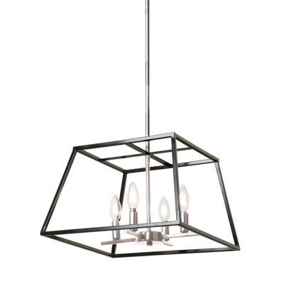 Aquadale 4 - Light Dimmable Geometric Chandelier