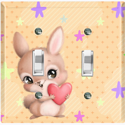 Animals 2 - Gang Toggle Light Switch Standard Wall Plate