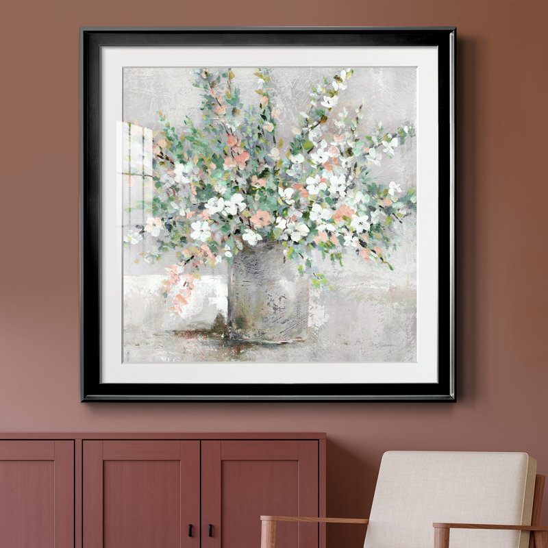Farmhouse Retreat - Peinture encadrée, Toile avec cadre noir, H 26,5 po x l 26,5 po x P 1,5 po