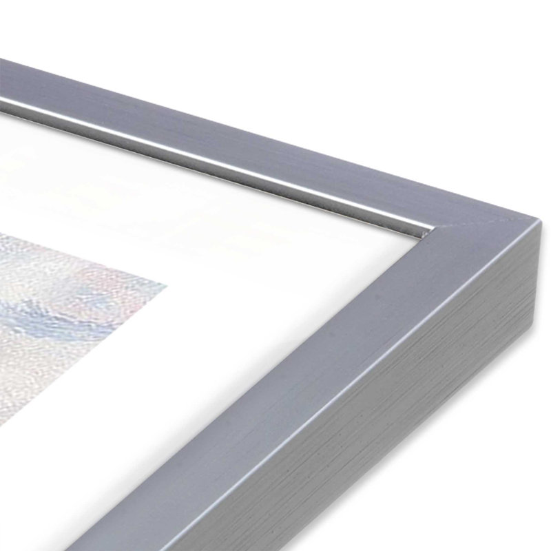 «Naples», aire de jeux Sandy, encadrée sur papier par Richard A. Rodgers, H 9,25 po x l 11,25 po x P 1,25 po, Chrome poli