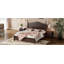 Ensemble de chambre à coucher 3 pièces, grand lit plateforme en bois et deux tables de chevet-613330442-613330443