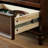 American style solid wood storage bookcase