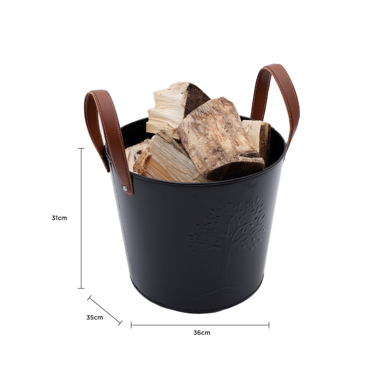 Valenzuela LOG STORAGE, 31" H x 35" W x 35" D