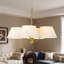 Lustre classique en tissu 4 lumières
