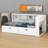 Wooden Daybed With Drawers,Storage Shelf And USB Charging Ports-106691862-106691863