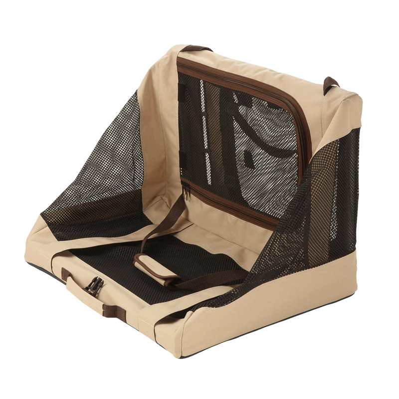 Foldable Travel 3-Way Pet Crate, 15.7" H x 16.5" W x 20.5" D