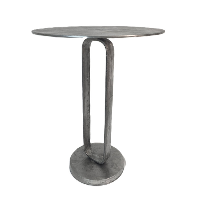 Monoloop/Stanza End Table Silver Antique