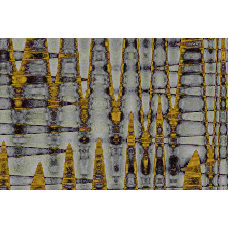 Ochre & Plum II by Ricki Mountain - Wrapped Canvas Graphic Art