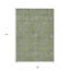 Tapis intérieur / extérieur argenté géométrique lavable 9 pi x 12 pi