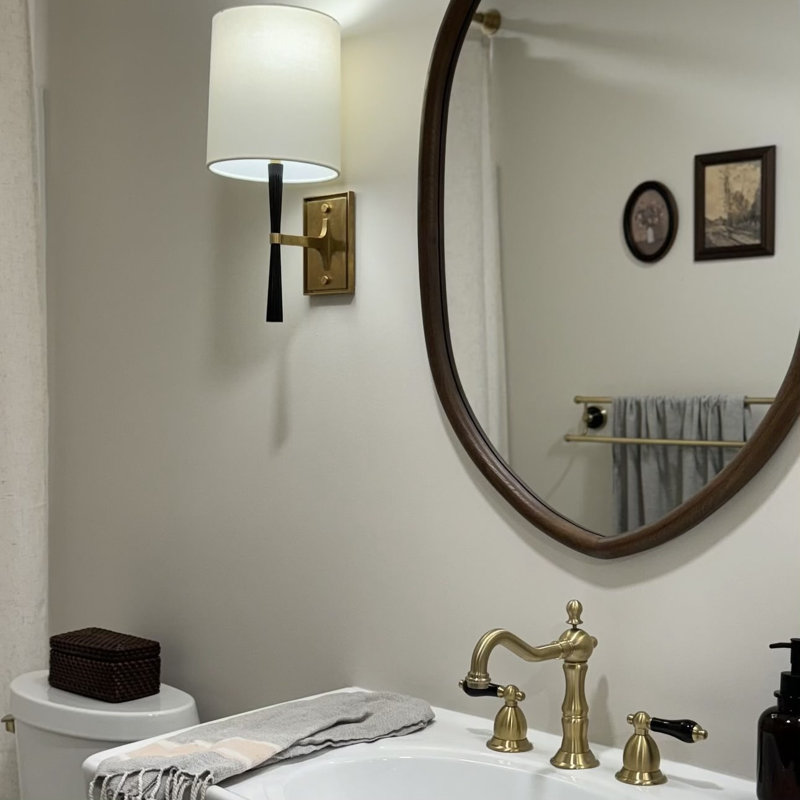 Danielle Oak Oval Mirror