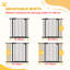 Pressure Mounted Pet Gate With Door-94282341-94282344