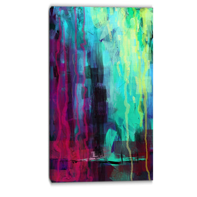 « abstract digital painting », impression sur toile tendue