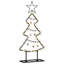 Metal Christmas Tree with Stand Black Steel-969756167