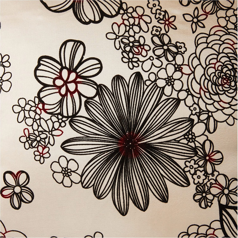 Coussin Silky Bloom Design, Beige