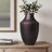 Handmade Ceramic Table Vase Stoneware & Terracotta Table Vase;golden brown Vase