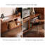 Solid wood vintage-style TV cabinet-547024447