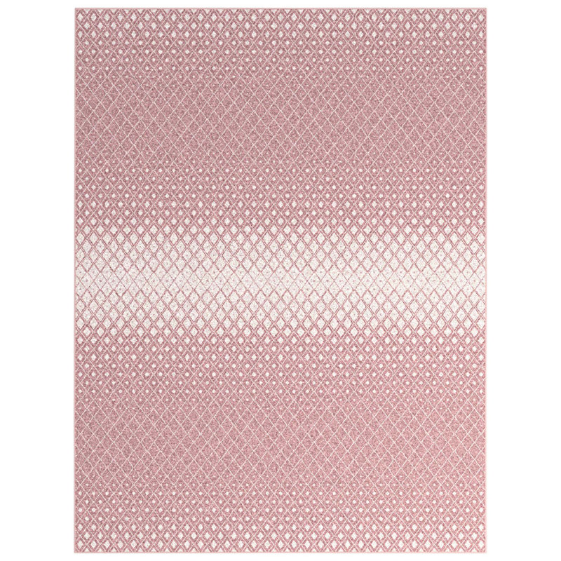 Kevah Viscose Geometric Rug