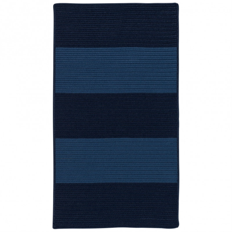 Tapis bleu / noir Javen, Rectangle 2 pi x 3 pi