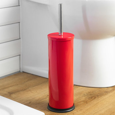 Harbour Housewares Round Toilet Brushes with Holder