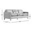 Canapé en cuir 85 po Cascades-1234196039