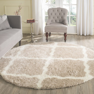 Bertl Shag Performance Geometric Rug