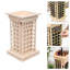 Porte-bouteille d'huile essentielle en bois
