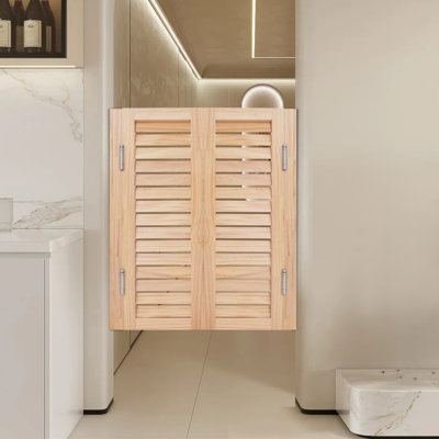 Solid Wood Café / Saloon Door Dual Partition Door Porch Entrance Door