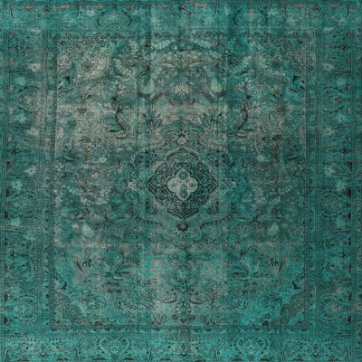 Tapis oriental bleu mer Caria