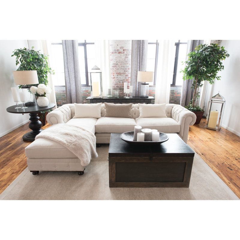 Fiske Upholstered L-Shaped Sectional, Left Hand Facing