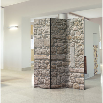 172cm H Solid Wood Folding Room Divider