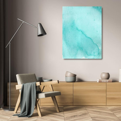 «Ivy Bronx Phillip, Jamie», reproduction d'art sur toile tendue avec toile turquoise
