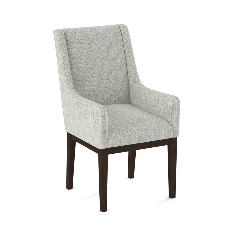 Upholstered Arm Chair, White, 61703-88