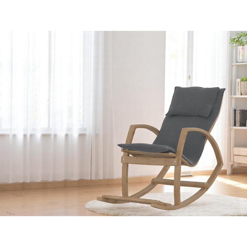 Chaise berçante moderne (y compris la chaise), Gris foncé