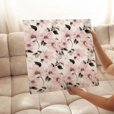 «Floral Flowers Glam», reproduction d'art sans cadre