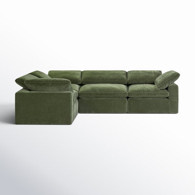 Wonardo 4 - Piece Upholstered Sectional