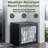 35 Gallon Black Decorative Print Resin Deck Box with Decorative Printed Panels