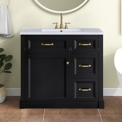 Meuble-lavabo moderne 36 "avec lavabo en céramique