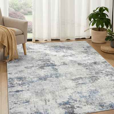 Dagmar Washable Stain-Resistant Vintage Area Rug