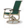 Chaise de patio pivotante Askar