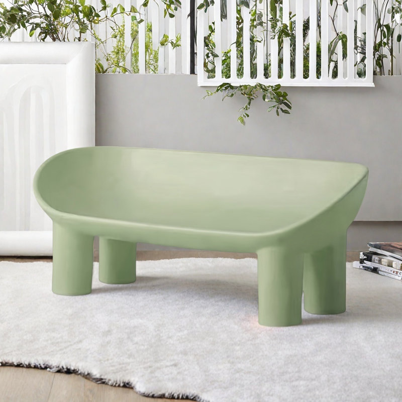 Banc moderne et simple, Vert