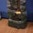Halloway Resin Towering Cave Rustic Gray Indoor Tabletop Fountain