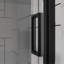32 po x 72 po Porte de douche pivotante en verre pliable sans cadre 1/4 de pouce (6 mm) Panneau de douche pivotant en verre trempé transparent, installation réversible